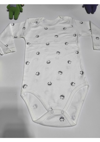 Kız Erkek Çocuk Bebek Uzun Kollu Çıtçıtlı Body-Badi %100 Pamuk 3.5-4-5-6 Yaş fiyatları