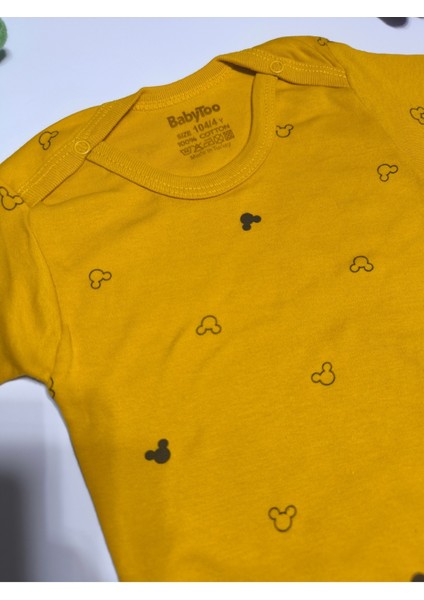 Kız Erkek Çocuk Bebek Uzun Kollu Çıtçıtlı Body-Badi %100 Pamuk 3.5-4-5-6 Yaş indirimleri