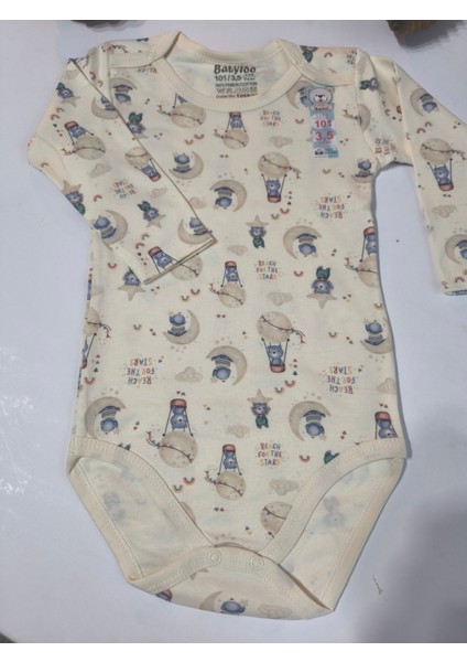 Kız Erkek Çocuk Bebek Uzun Kollu Çıtçıtlı Body-Badi %100 Organik Pamuk 1-2-3-4-5-6 Yaş fiyatları