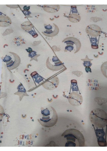 Kız Erkek Çocuk Bebek Uzun Kollu Çıtçıtlı Body-Badi %100 Organik Pamuk 1-2-3-4-5-6 Yaş