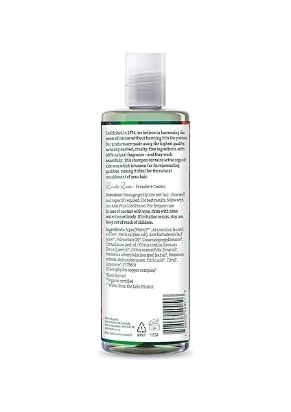 In Nature %99 Doğal Yenileyici Şampuan Normal & Kuruya Dönük Saçlar Için (Aloe Vera, 400 Ml) modelleri