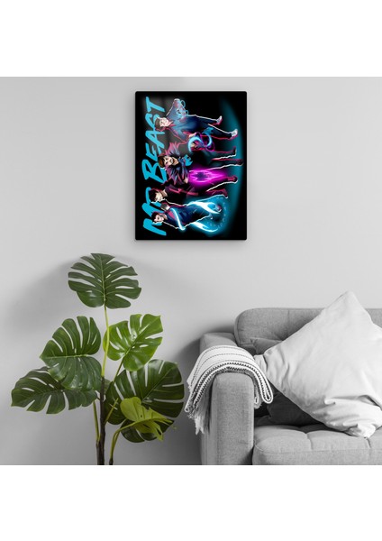 Mr. Beast Metal Tablo Model 5