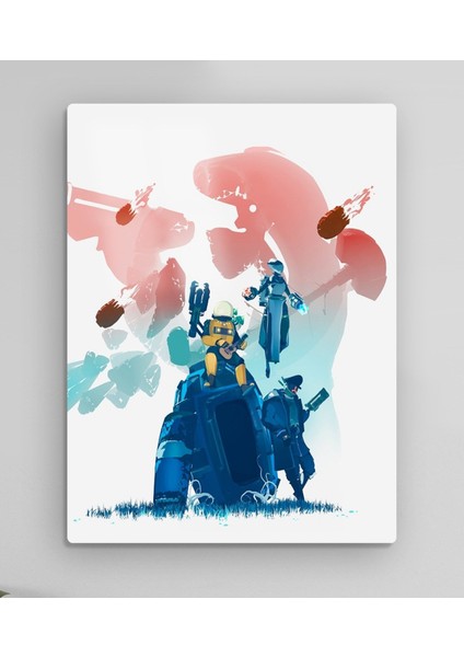 Risk Of Rain 2 Temalı Metal Tablo Model 2 fiyatları