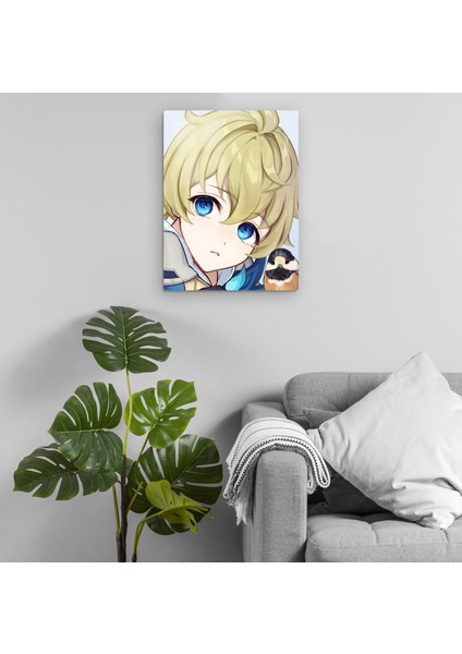 Mika - Genshin Impact Metal Tablo Model 3