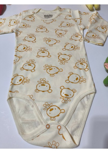 Kız Erkek Çocuk Bebek Uzun Kollu Çıtçıtlı Body-Badi %100 Pamuk 3.5-4-5-6 Yaş fiyatları