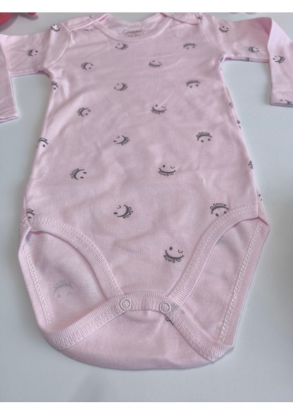 Kız Erkek Çocuk Bebek Uzun Kollu Çıtçıtlı Body-Badi %100 Pamuk 3.5-4-5-6 Yaş fiyatları