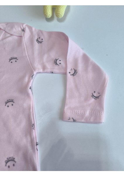 Kız Erkek Çocuk Bebek Uzun Kollu Çıtçıtlı Body-Badi %100 Pamuk 3.5-4-5-6 Yaş fırsatları