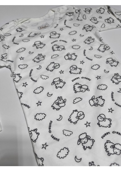 Kız Erkek Çocuk Bebek Uzun Kollu Çıtçıtlı Body-Badi %100 Pamuk 3.5-4-5-6 Yaş modelleri