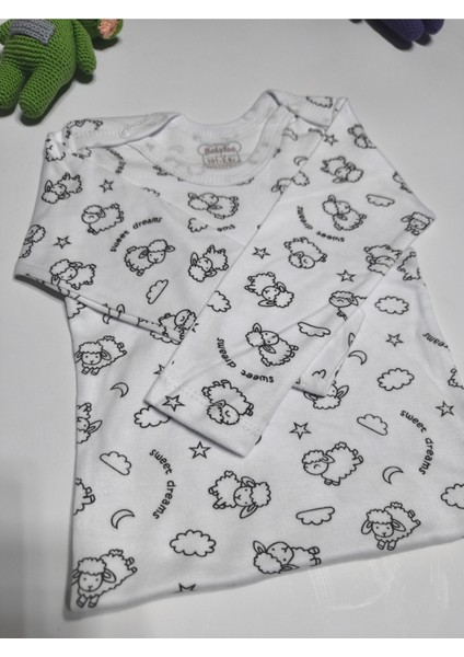 Kız Erkek Çocuk Bebek Uzun Kollu Çıtçıtlı Body-Badi %100 Pamuk 3.5-4-5-6 Yaş modelleri