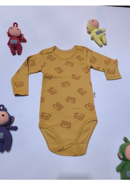 Kız Erkek Çocuk Bebek Uzun Kollu Çıtçıtlı Body-Badi %100 Pamuk 3.5-4-5-6 Yaş modelleri