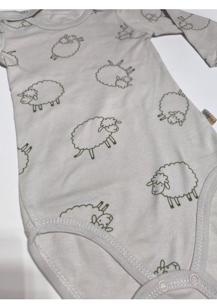 Kız Erkek Çocuk Bebek Uzun Kollu Çıtçıtlı Body-Badi %100 Pamuk 3.5-4-5-6 Yaş fiyatları