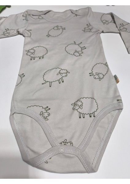 Kız Erkek Çocuk Bebek Uzun Kollu Çıtçıtlı Body-Badi %100 Pamuk 3.5-4-5-6 Yaş modelleri