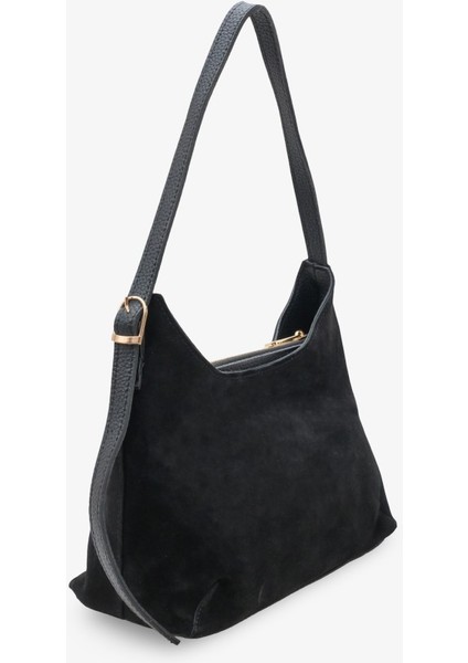 Mivra Kadın Hakiki Deri Günlük Çanta Siyah Süet fiyatları