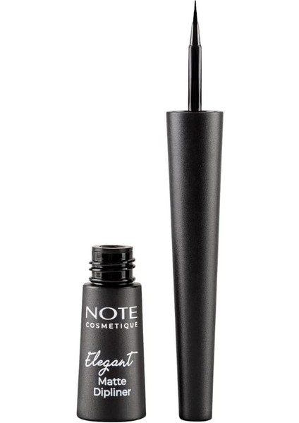 Note Cosmetics Note Elegant Matte Dipliner Waterproof Siyah 01