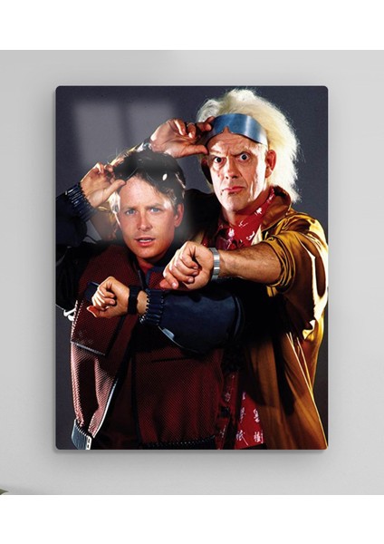 Geleceğe Dönüş - Back To The Future Metal Tablo Model 1 fiyatları