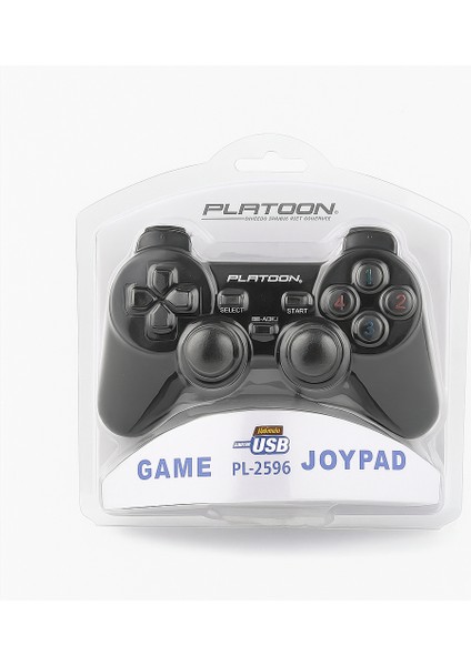 PL-2596 USB Kablolu Oyun Kolu Gamepad Joystick Pc Uyumlu