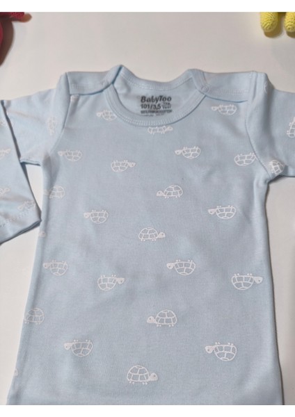 Kız Erkek Çocuk Bebek Uzun Kollu Çıtçıtlı Body-Badi %100 Pamuk 3.5-4-5-6 Yaş indirimleri