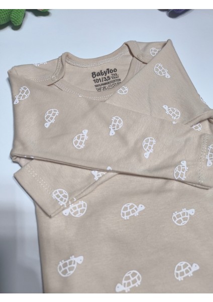 Kız Erkek Çocuk Bebek Uzun Kollu Çıtçıtlı Body-Badi %100 Pamuk 3.5-4-5-6 Yaş fiyatları