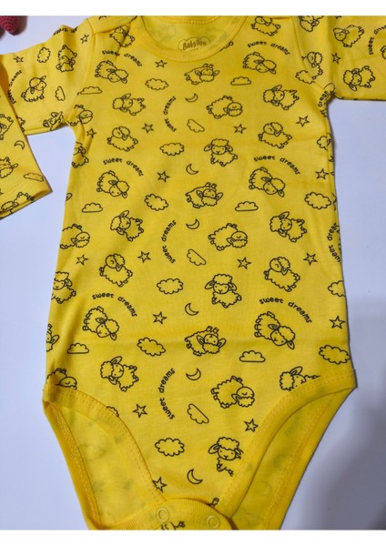 Kız Erkek Çocuk Bebek Uzun Kollu Çıtçıtlı Body-Badi %100 Pamuk 3.5-4-5-6 Yaş fiyatları