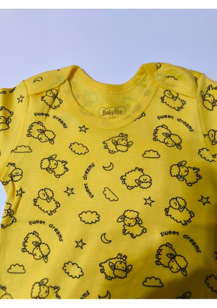 Kız Erkek Çocuk Bebek Uzun Kollu Çıtçıtlı Body-Badi %100 Pamuk 3.5-4-5-6 Yaş modelleri