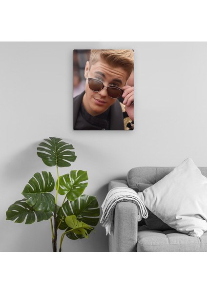 Justin Bieber Metal Tablo Model 2