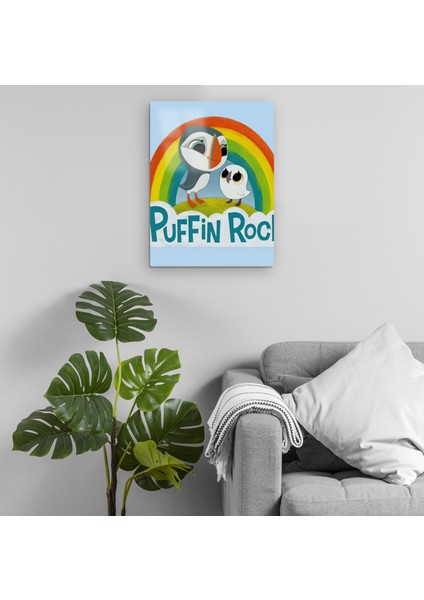 Puffin Rock Metal Tablo Model 1