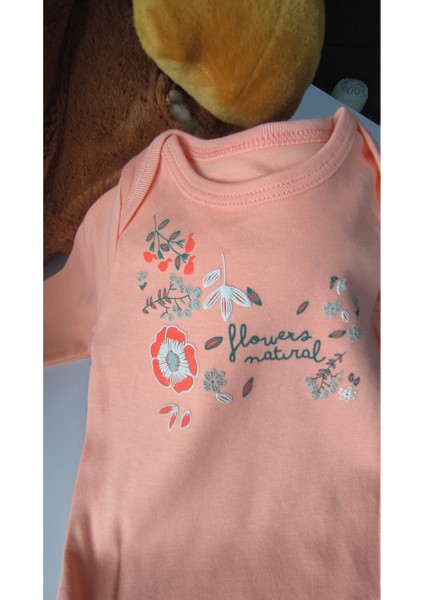 Erkek-Kız Bebek Omuz Genişletmeli Çıtçıtlı Body Pijama Bere Takımı, %100 Pamuk , Modern Tasarım indirimleri