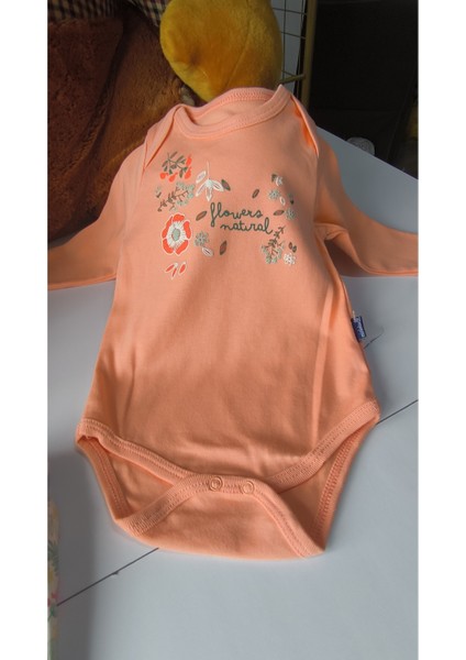 Erkek-Kız Bebek Omuz Genişletmeli Çıtçıtlı Body Pijama Bere Takımı, %100 Pamuk , Modern Tasarım