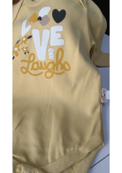 Erkek-Kız Bebek Omuz Genişletmeli Çıtçıtlı Body Pijama Bere Takımı, %100 Pamuk , Modern Tasarım