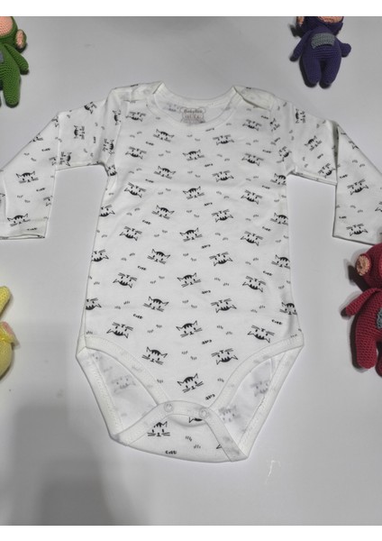 Uzun Kollu Çıtçıtlı Body-Badi %100 Pamuk 3.5-4-5-6 Yaş fırsatları