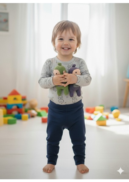 Çocuk Bebek Uzun Kollu Çıtçıtlı Body-Badi %100 Pamuk 3.5-4-5-6 Yaş