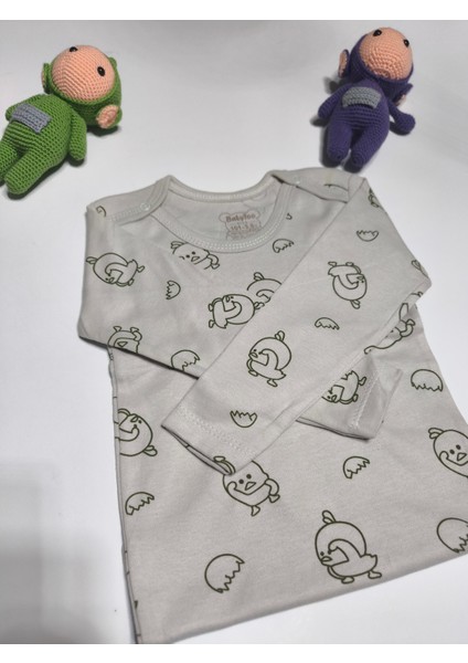 Çocuk Bebek Uzun Kollu Çıtçıtlı Body-Badi %100 Pamuk 3.5-4-5-6 Yaş indirimleri