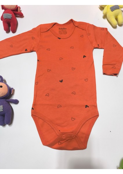 Kız Erkek Çocuk Bebek Uzun Kollu Çıtçıtlı Body-Badi %100 Pamuk 3.5-4-5-6 Yaş indirimleri