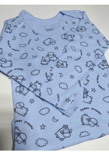 Kız Erkek Çocuk Bebek Uzun Kollu Çıtçıtlı Body-Badi %100 Pamuk 3.5-4-5-6 Yaş fiyatları