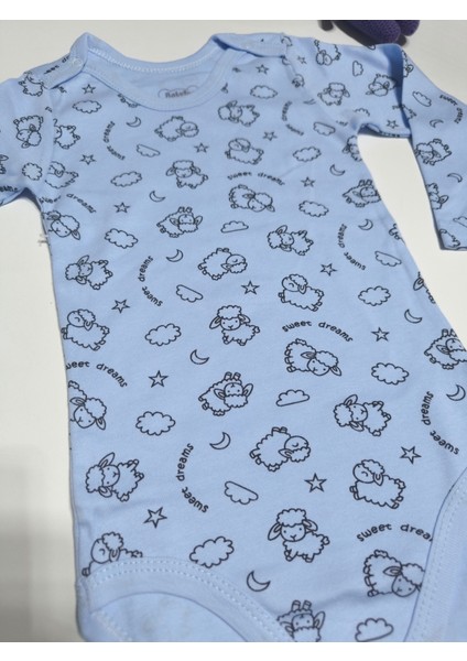 Kız Erkek Çocuk Bebek Uzun Kollu Çıtçıtlı Body-Badi %100 Pamuk 3.5-4-5-6 Yaş modelleri