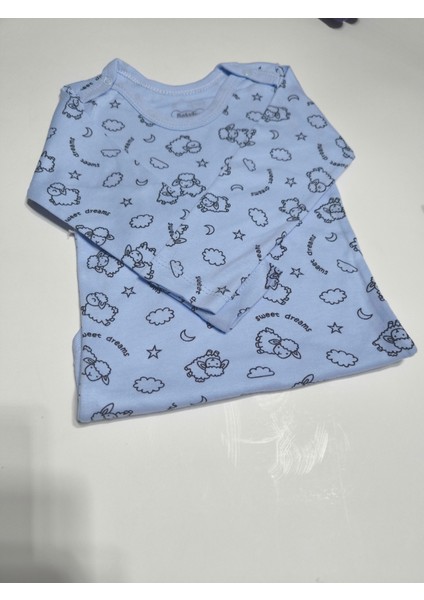 Kız Erkek Çocuk Bebek Uzun Kollu Çıtçıtlı Body-Badi %100 Pamuk 3.5-4-5-6 Yaş fırsatları