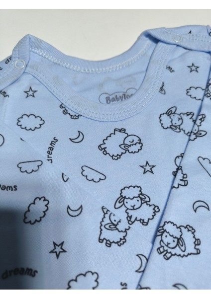 Kız Erkek Çocuk Bebek Uzun Kollu Çıtçıtlı Body-Badi %100 Pamuk 3.5-4-5-6 Yaş indirimleri