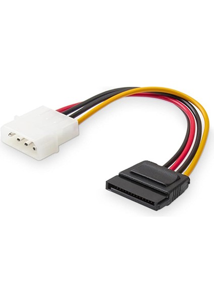 4-Pin Molex Erkek - 15-Pin Sata Güç Dönüştürücü Kablo (20 Cm)