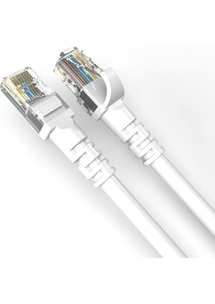 15 Metre Cat6 Network-Ağ-Ethernet Kablosu Beyaz