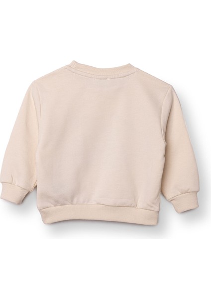 Erkek Bebek Sweatshirt Şardonlu Iki Iplik Bisiklet Yaka Uzun Kol fiyatları