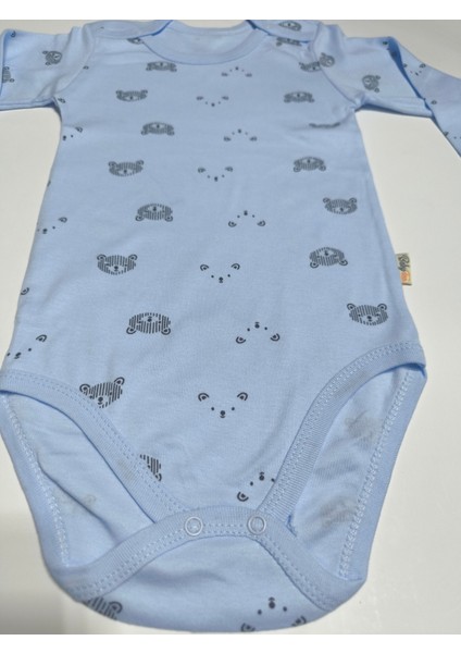 Çocuk Bebek Uzun Kollu Çıtçıtlı Body-Badi %100 Pamuk Nefes Alabilen Kumaş 3.5-4-5-6 Yaş fırsatları