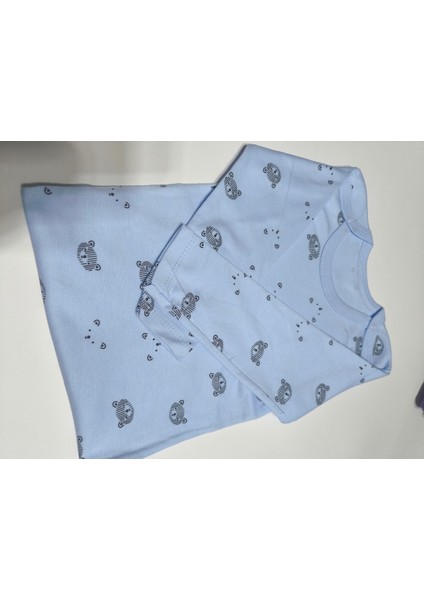 Çocuk Bebek Uzun Kollu Çıtçıtlı Body-Badi %100 Pamuk Nefes Alabilen Kumaş 3.5-4-5-6 Yaş