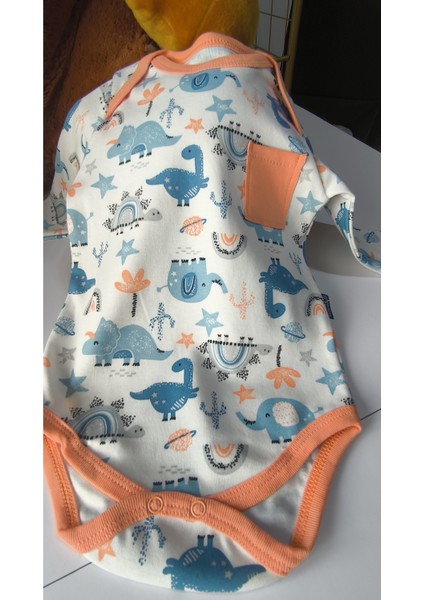 Erkek-Kız Bebek Omuz Genişletmeli Çıtçıtlı Body Pijama Bere Takımı, %100 Pamuk , Modern Tasarım fırsatları