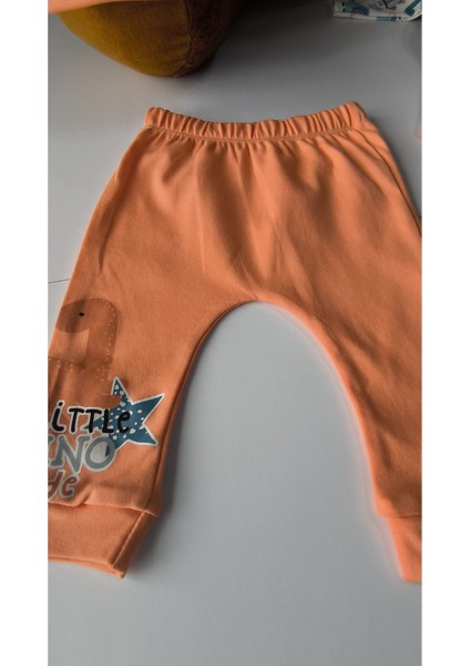 Erkek-Kız Bebek Omuz Genişletmeli Çıtçıtlı Body Pijama Bere Takımı, %100 Pamuk , Modern Tasarım