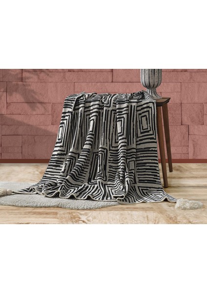 Gina Koltuk Şalı Gri / Ekru