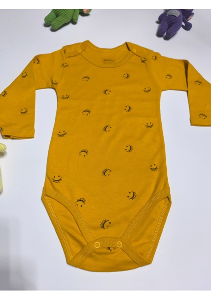 Kız Erkek Çocuk Bebek Uzun Kollu Çıtçıtlı Body-Badi %100 Pamuk 3.5-4-5-6 Yaş fiyatları