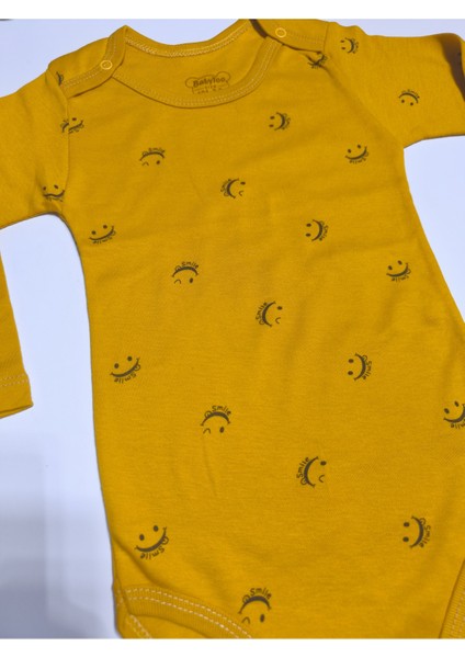 Kız Erkek Çocuk Bebek Uzun Kollu Çıtçıtlı Body-Badi %100 Pamuk 3.5-4-5-6 Yaş indirimleri