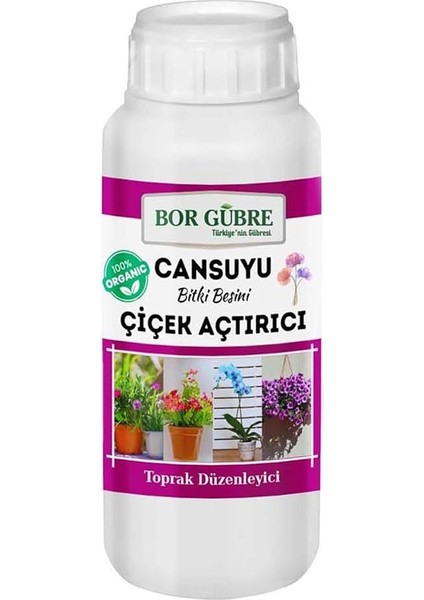 Açan Süs Bitkileri Için Can Suyu Bitki Besini Organik Sıvı Bitki GÜBRESI-500ML-ÇIÇEK Açmasını Sağlar