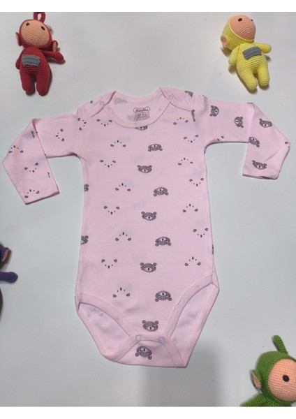 Çocuk Bebek Uzun Kollu Çıtçıtlı Body-Badi %100 Pamuk Nefes Alabilen Kumaş 3.5-4-5-6 Yaş modelleri