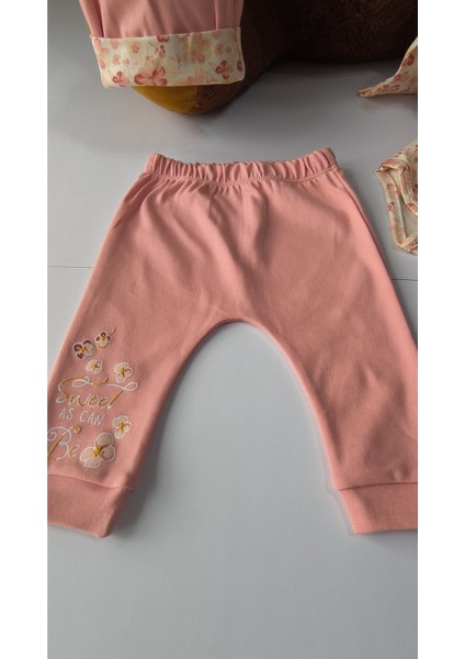 Erkek-Kız Bebek Omuz Genişletmeli Çıtçıtlı Body Pijama Bere Takımı, %100 Pamuk , Modern Tasarım fırsatları